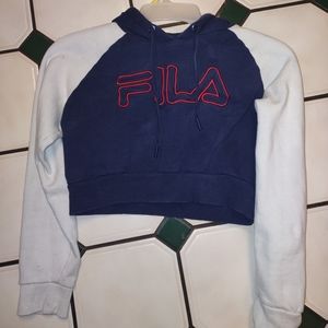 Fila cropped hoodie